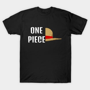 One Piece Anime, Luffy's Iconic Straw Hat T-Shirt
